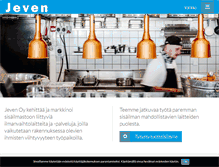 Tablet Screenshot of jeven.fi